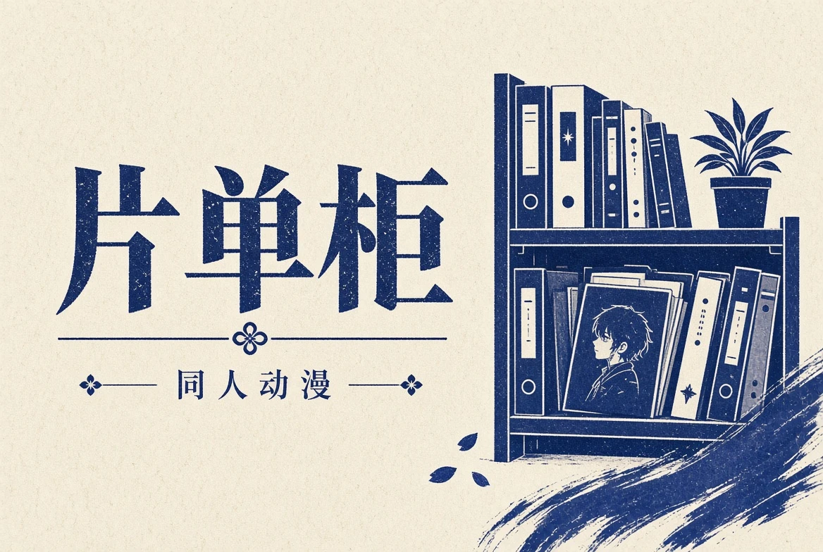 同人动漫片单柜视觉